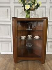 El Schofield Cabinet Makers Corner Unit Display Cabinet 