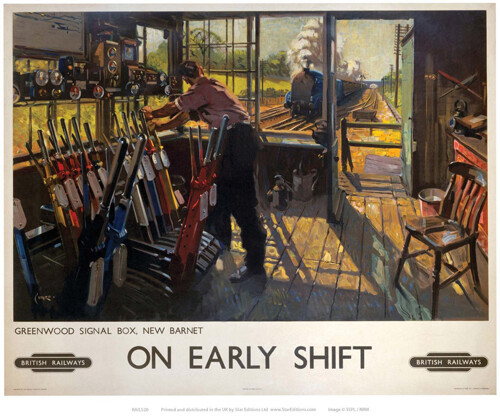 Vintage early shift - on,