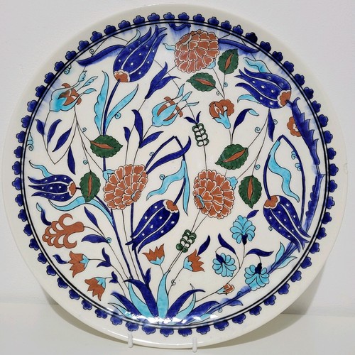 Iznik large plate kutahya - -,