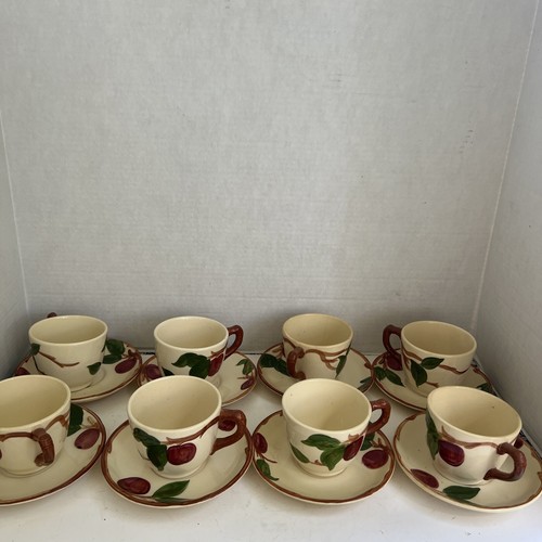 Franciscan apple sets cups - franciscan,
