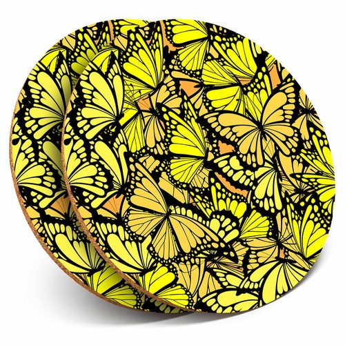 Coasters pretty yellow - pretty,