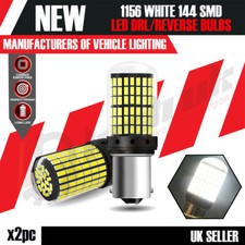 2X 144 LED 1156 P21W White