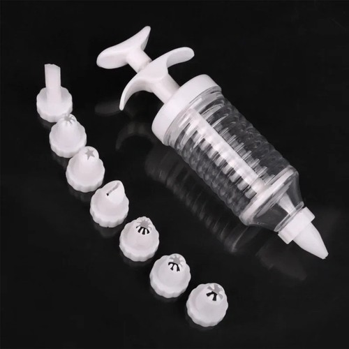 8pcs set icing syringe gun - icing,