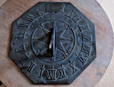 Metal Sundial Roman Numerals