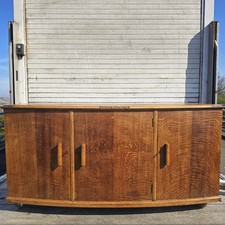 1930s Art Deco Solid Oak 3
