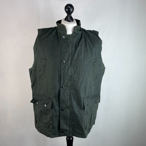 Greenbelt waxed gilet green - greenbelt,