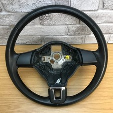 Genuine VW MK3 Caddy Highline LEATHER steering wheel. Fits pre-facelift.   6A
