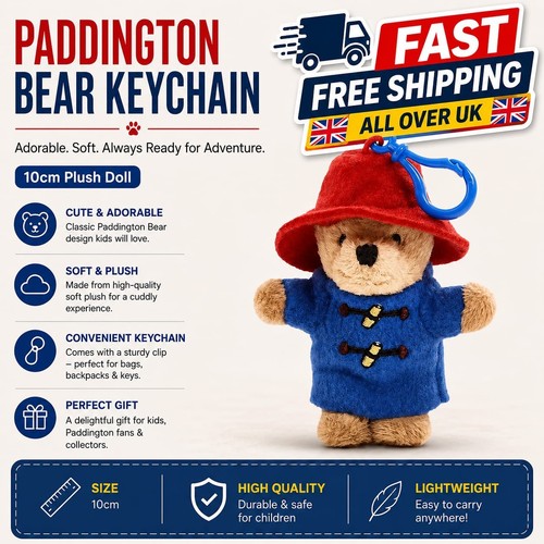 10cm small paddington - paddington, bear