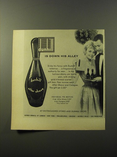1961 dunhill advertisement - 1961,
