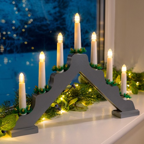 Candle bridge light christmas - candle,