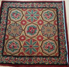 Vintage Saldarini For Liberty Scarf Shawl 100% Wool Made In Italy