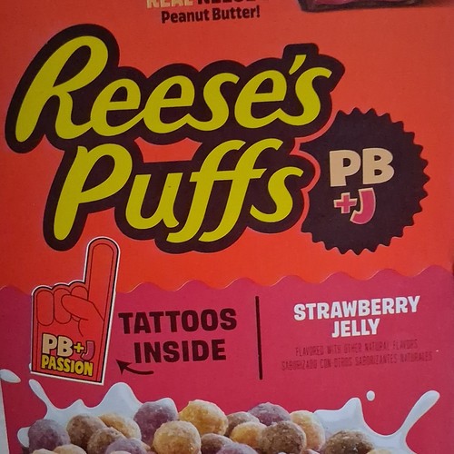 Reese puffs j - puffs, pb+j