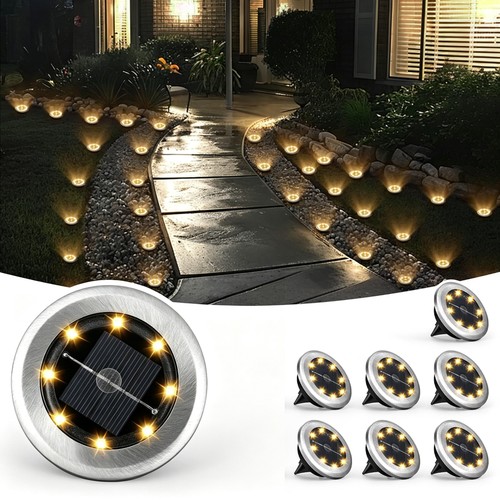 Led solar power ground lights - power,