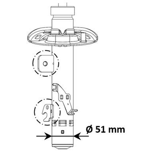 Shock absorber for - shock, peugeot