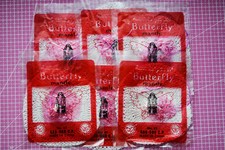 6 X  BUTTERFLY LAMP MANTLES