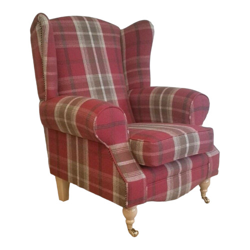 Wing back queen anne - back, cottage