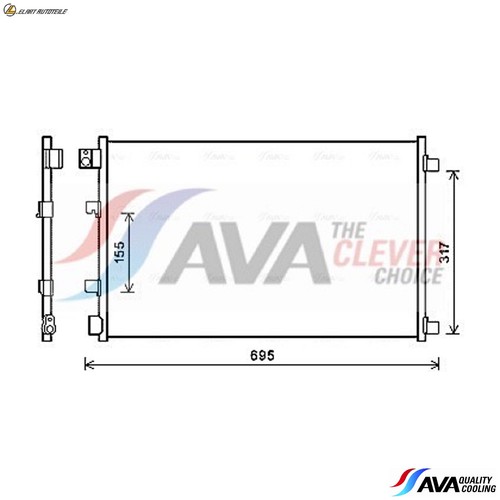 Condenser air conditioning - condenser,