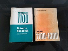 MORRIS 1000 - MORRIS 1100-1300 mk111 - 2 ORIGINAL CAR HANDBOOKS - GOOD CONDITION