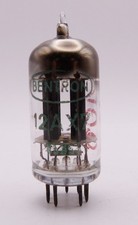 BENTRON ⭐⭐ 12AX7 ECC83 ⭐⭐ 17mm Black Plates D Getter Tested Excellent / Tested NOS ⭐⭐