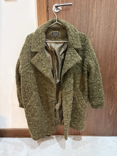 Topshop khaki coat - topshop,