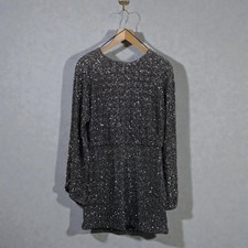 BNWT Zara Aged Silver Sequin