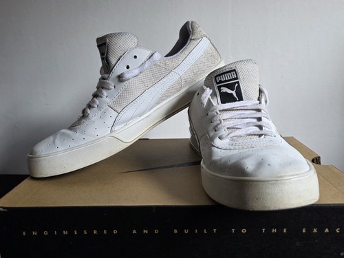 Puma vilas white leather - vilas,