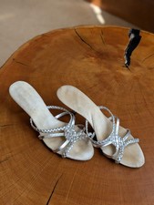 Gorg vintage silver braided kitten heals