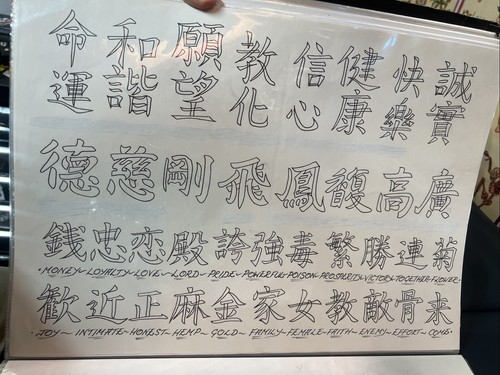 Vintage kanji tattoo - vintage,