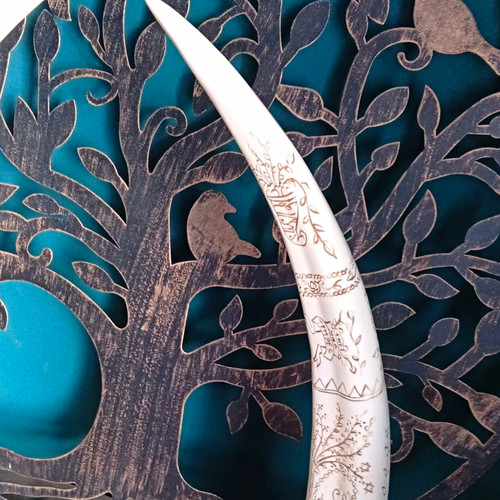 Ceramic elephant tusk resin - ceramic,