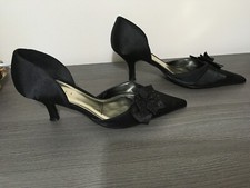Vintage Debut At Debenhams, Ladies Satin Shoes, Size uk 5