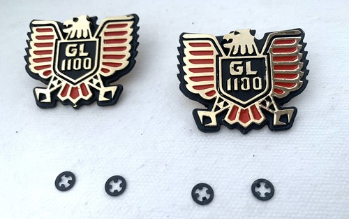 Stock pair metal emblem - in,