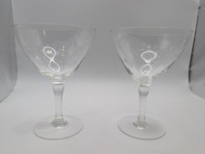 Vintage etched wheat crystal - etched,