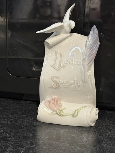 Lladro society scroll - lladro,