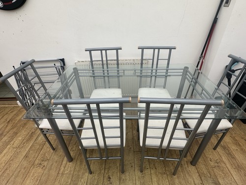 Table and chairs set - 6,