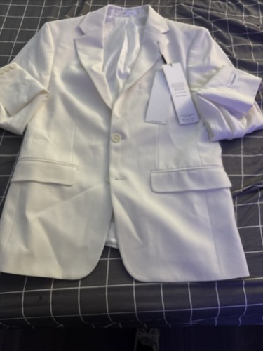 Calvin klein white suit men - calvin,