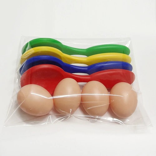 Easter egg balancing spoon set - egg,