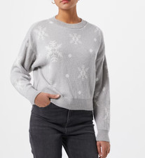 LADIES LIGHT GREY CHRISTMAS