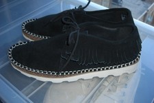 Clarks Narrative Ladies BoHo Moccasin Style Black Suede Shoes 5/38 New with Tags