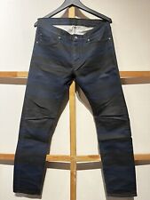 VINTAGE STRIPED DENIM TROUSERS W31-32 PRISON JEAN-PAUL GAULTIER STYLE HELMUT LAN