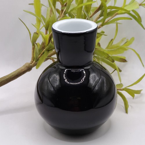 Vintage hand blown black - vintage,