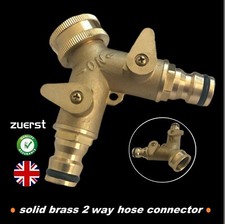 2 Way Tap Hose Connector water