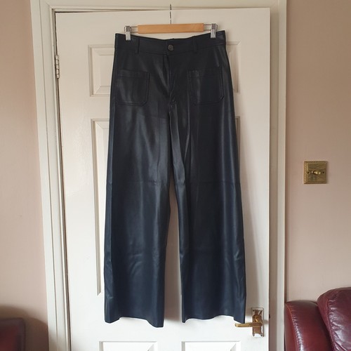 Zara faux leather marine - leather,