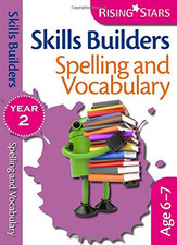 Rising Stars Skills Builders Spelling & Vocabulary Year 2 by Brenda Stones Book