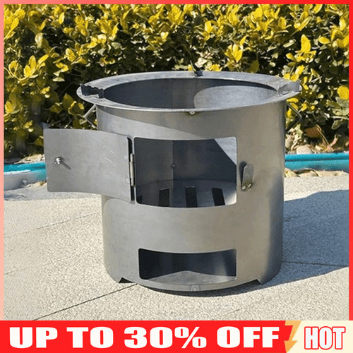 Stainless steel stove - stainless, camping