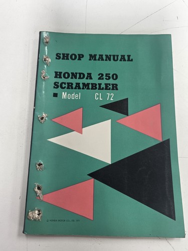 Honda factory shop manual 250 - shop,
