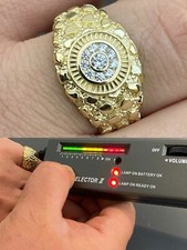 Men 14k Gold Plated Solid 925