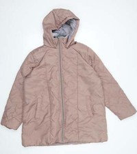 anne de lancay Womens Beige Rain Coat Size L