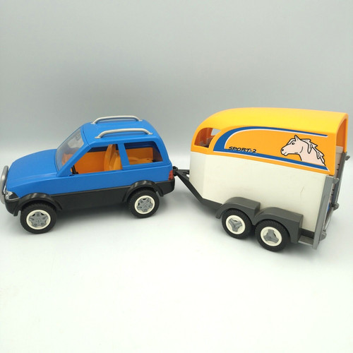 Playmobil car and horse - playmobil,