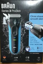 Braun Series 3 ProSkin 3010s Rechargeable Electric Shaver - Blue