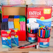 Berol assorted colour - assorted, broad